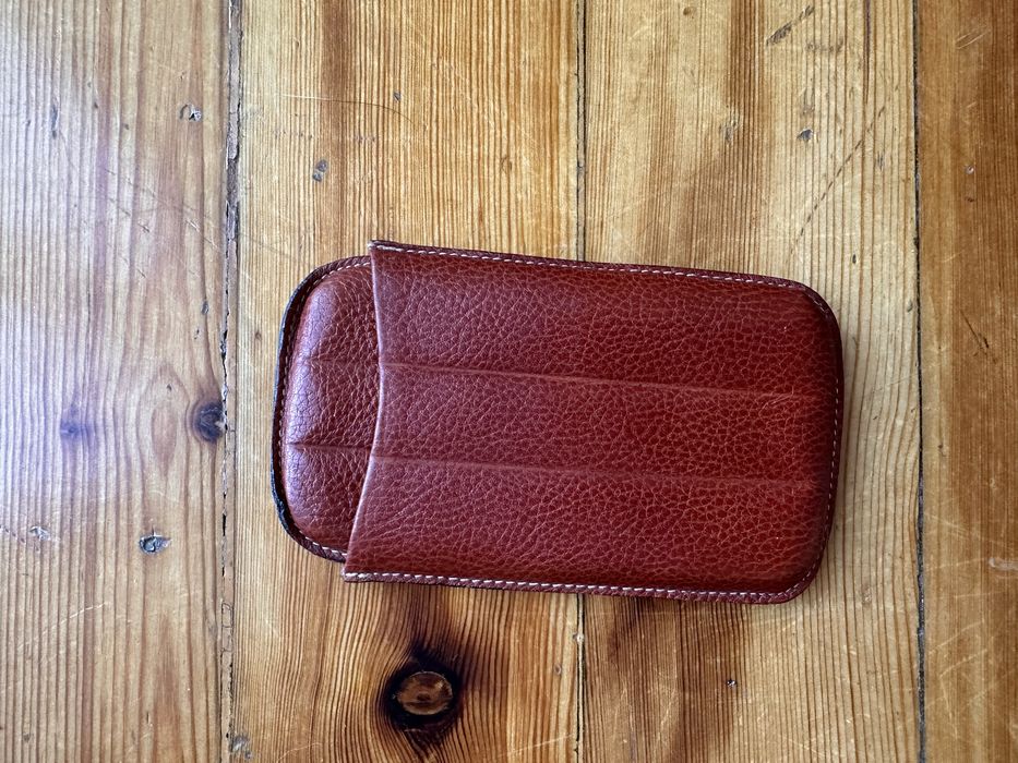 Charuteira - porta charutos pele