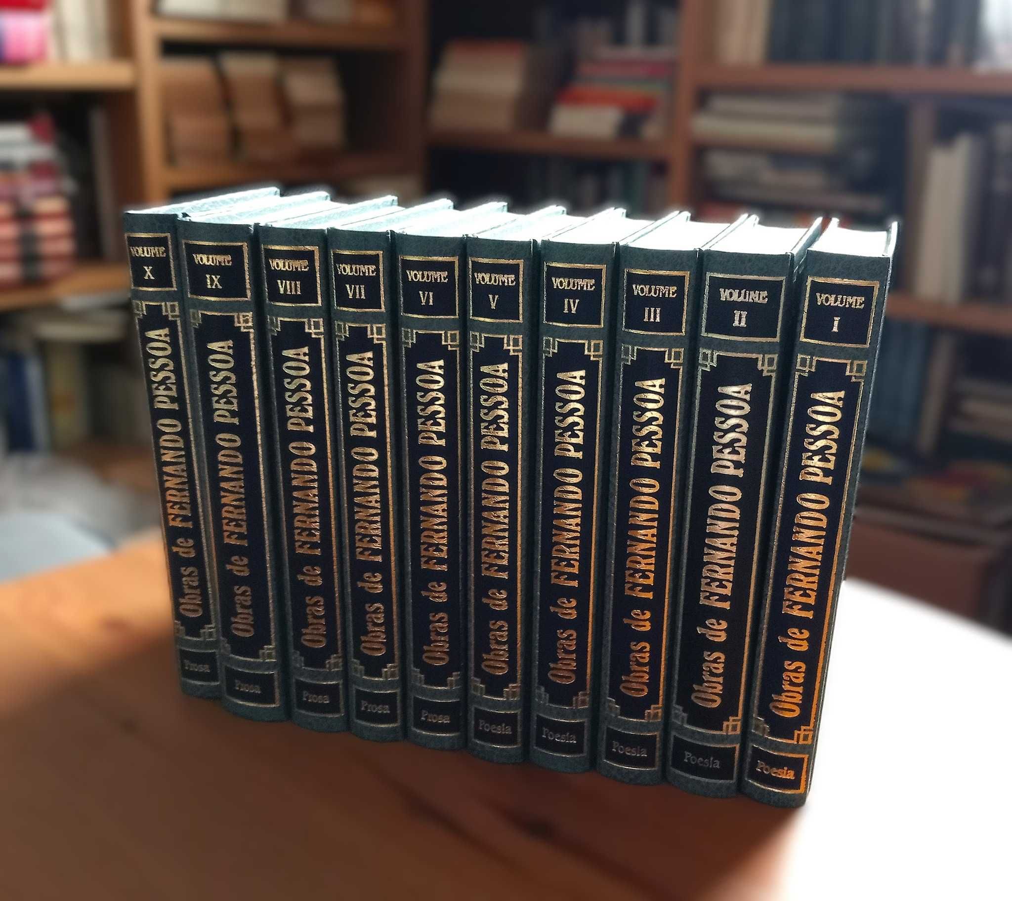 Obras de Fernando Pessoa (em 10 volumes)