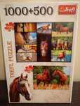 sprzedam puzzle trefl konie 1000 +500