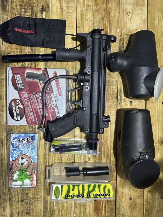 Tippmann A5 doinwestowany E-grip marker paintball