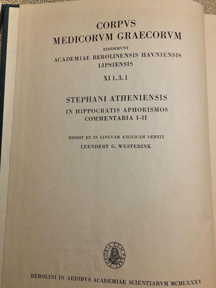 Corpus Medicorum Graecorum