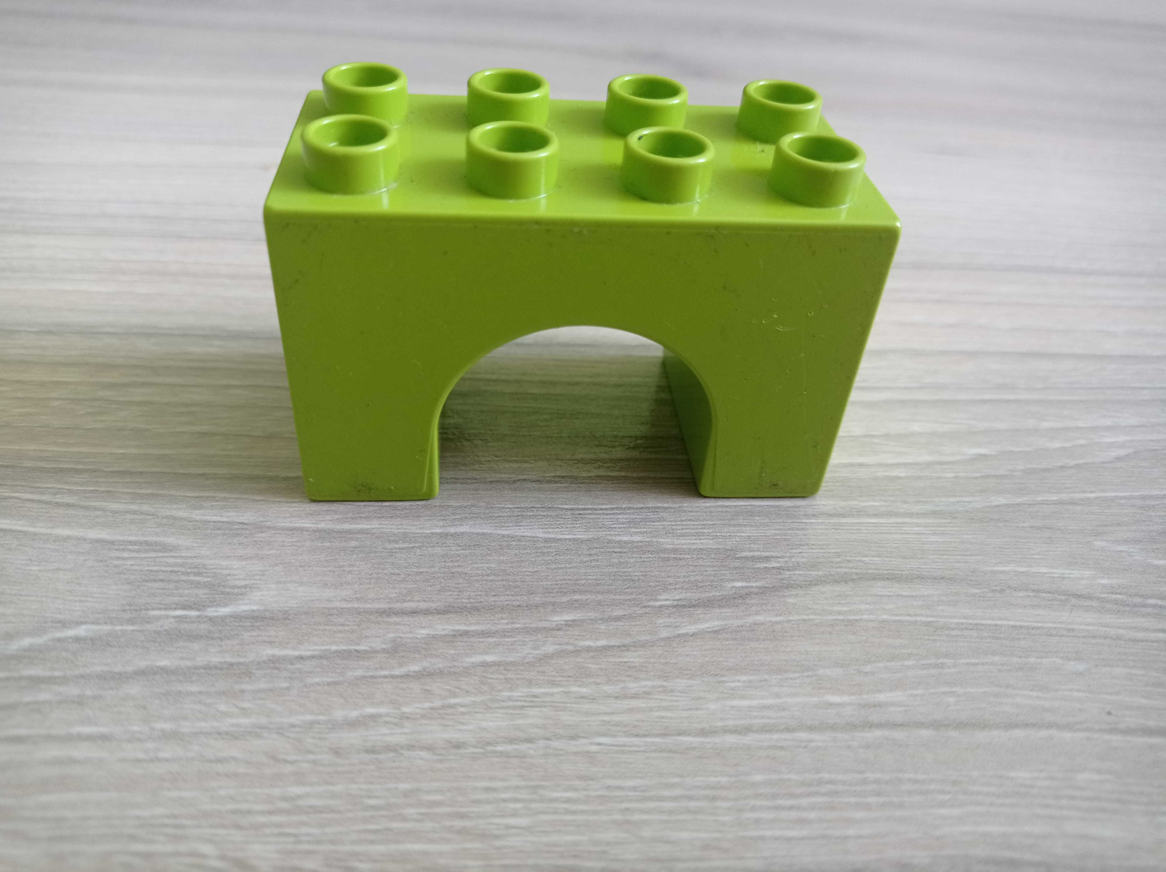 Lego Duplo 2x4 łuk - 11198 - kolor zielony jasny, limonkowy