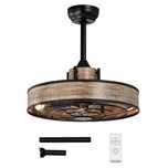 Lampa wentylator sufitowy 50 cm, 3-biegowy, timer 4H, pilot