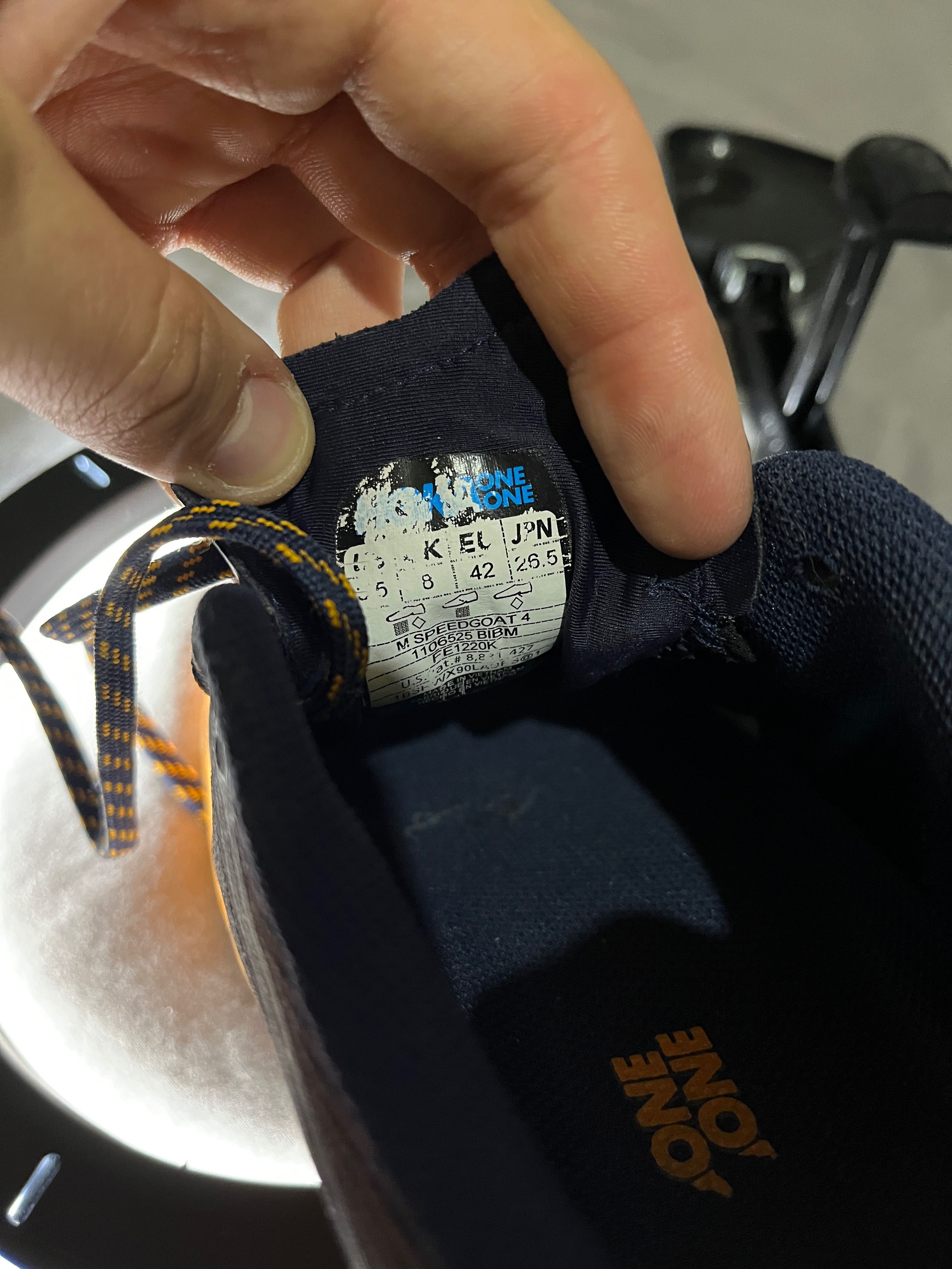 Hoka One-One speedgoat 4 (о42/26,5-27см) Waterproof