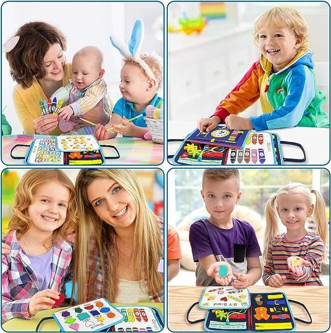 Tablica manipulacyjna sensoryczna MONTESSORI edukacyjna XXL N377