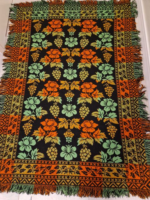 Narzuta kolorowa PRL