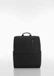 Mochila com efeito de pele Mango Homem (Nova)