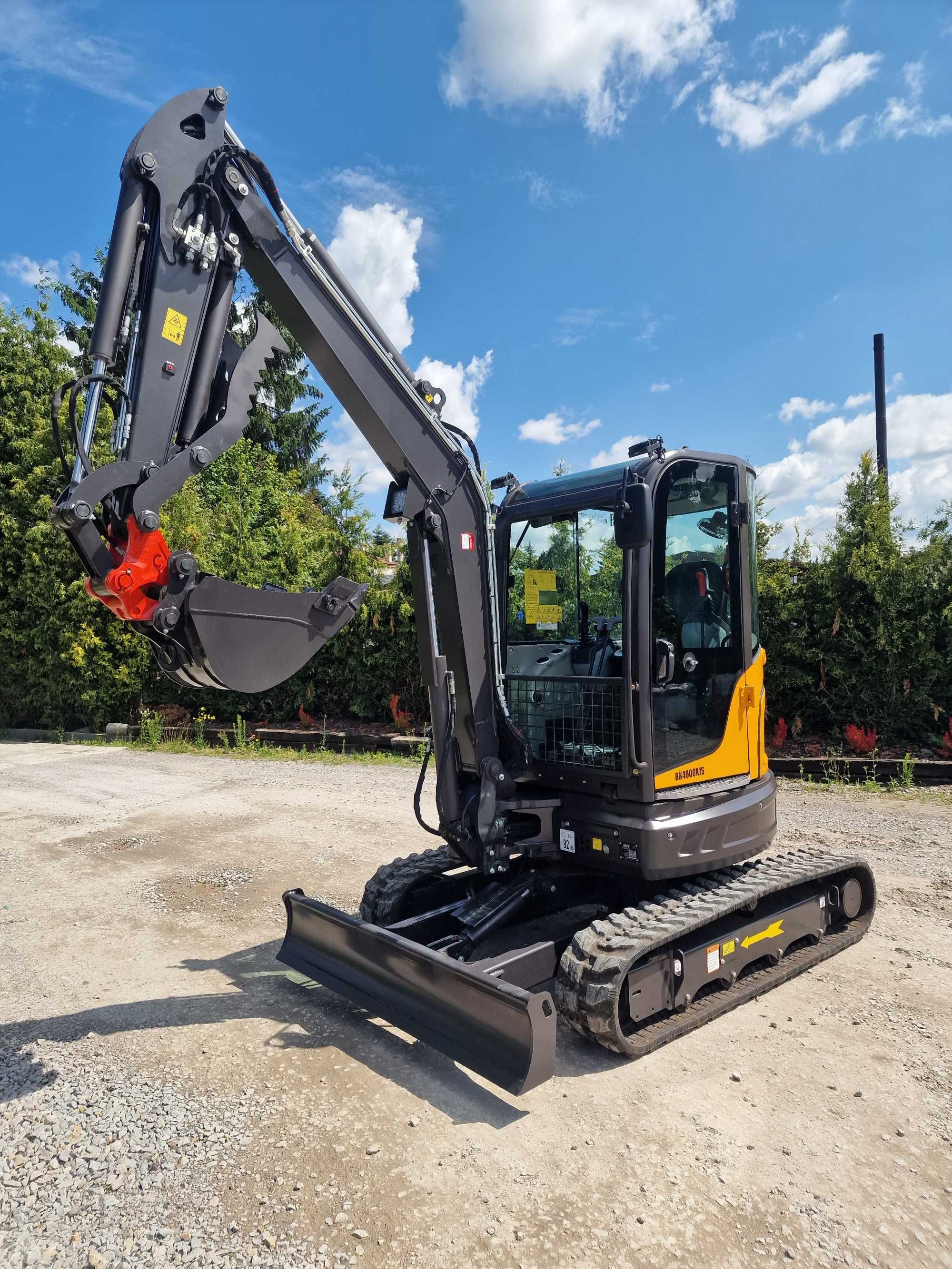 Koparka Berger Kraus BK4000KJS z kabiną silnik KUBOTA klimatyzacja