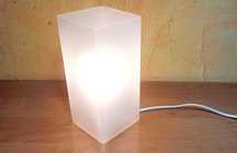 IKEA GRONO Lampa stołowa, szkło matowe biały, 22 cm