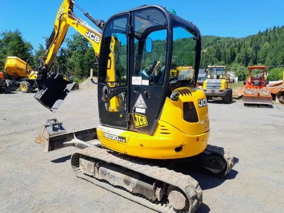 JCB 8018 2017r. 1490mtg  koparka mini koparka gąsienicowa, łyżka hydrauliczna skandynawska.