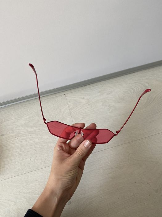 Kultowe okulary Poppy Lissiman kolor czerwony