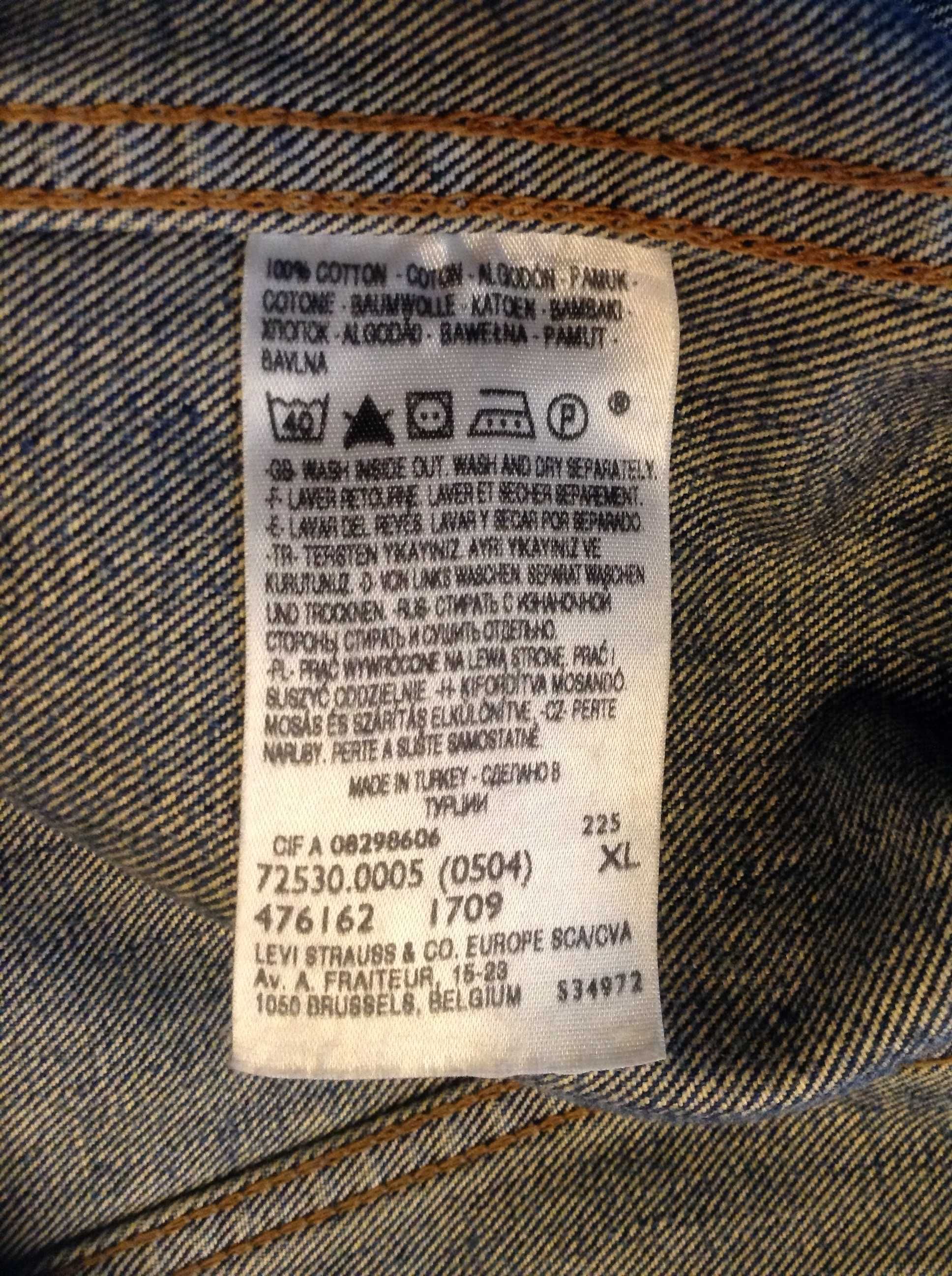 Продам оригинальную джинсовую куртку LEVIS