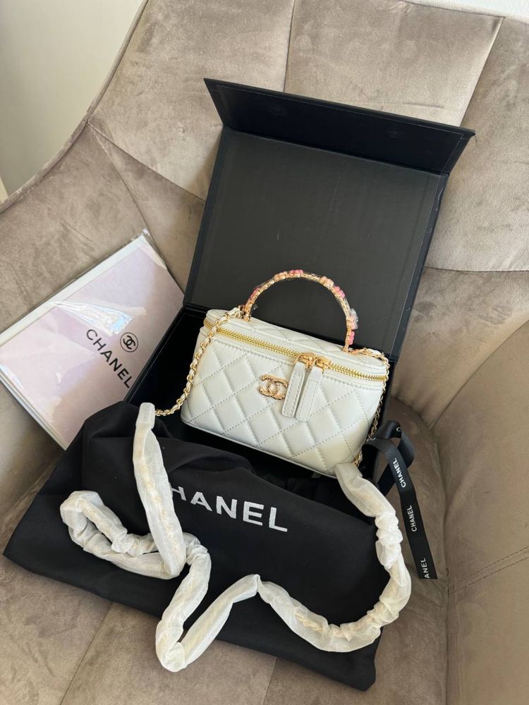 Сумочка бочонок в стиле Chanel Шанель премиум
