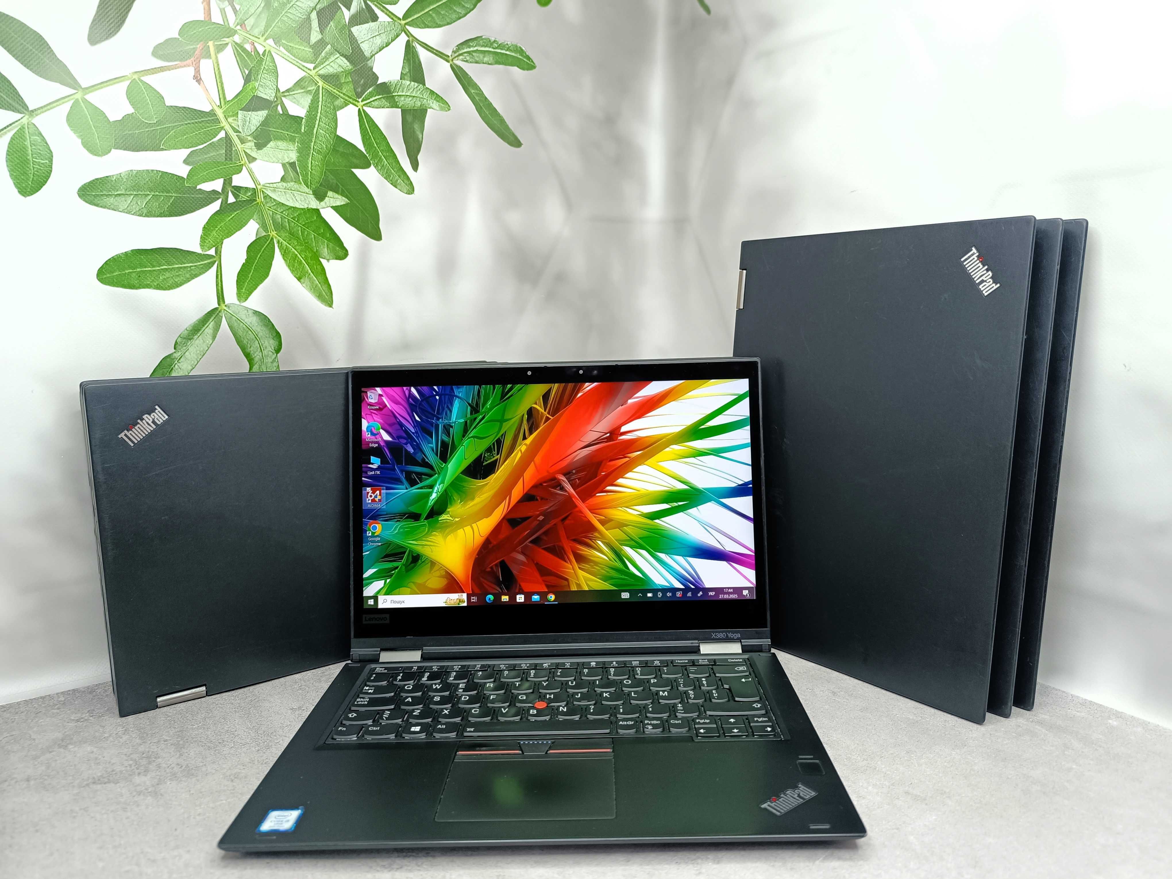 Сенсорний ноутбук Lenovo Yoga X380/i5-8250U/8/128M2+Стилус/IPS/Уцінка!