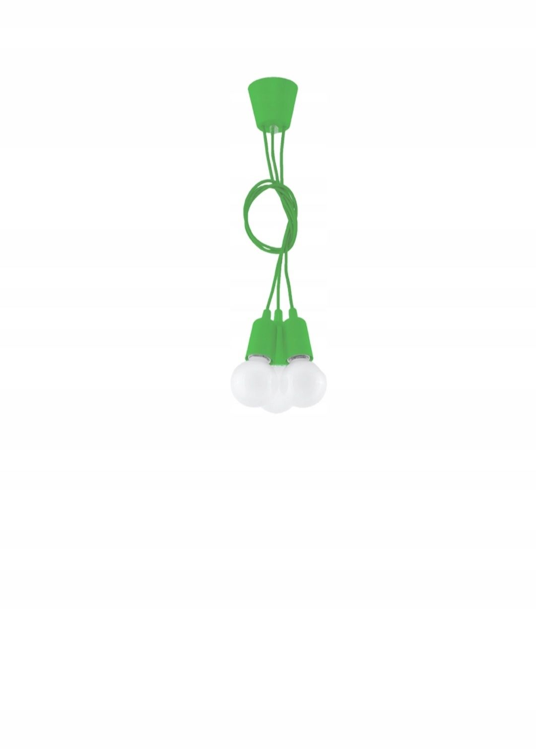 Lampa sufitowa Sollux Lighting Diego 3 zielona