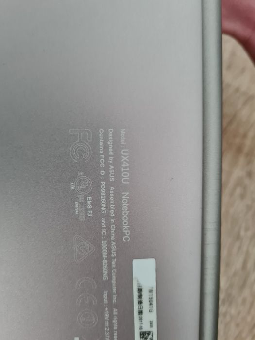 Laptop Asus Zenbook UX410U wersja podkręcona