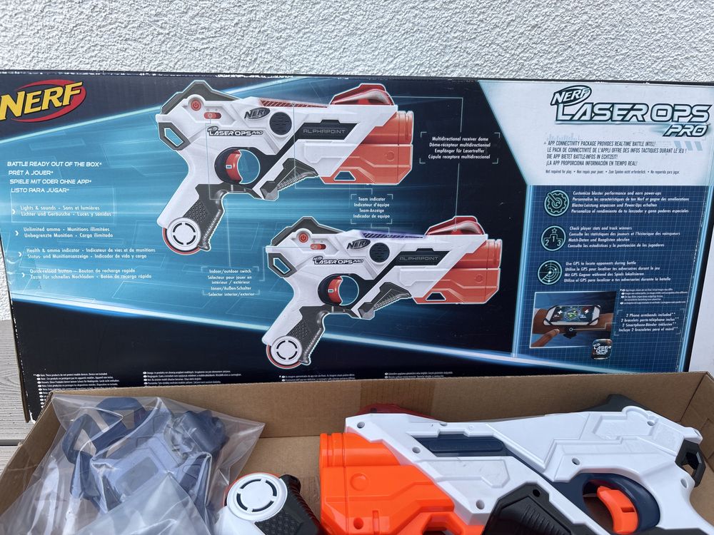 NERF laser ops + gratis