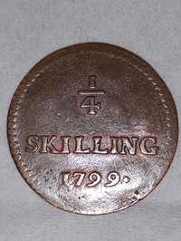 Szwedzka rzadka moneta z1799