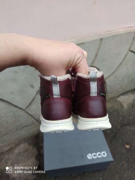 Ecco 24 ботинки на дівчинку зимові чоботи сапоги взуття ессо