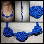 Naszyjnik handmade z lin żeglarskich