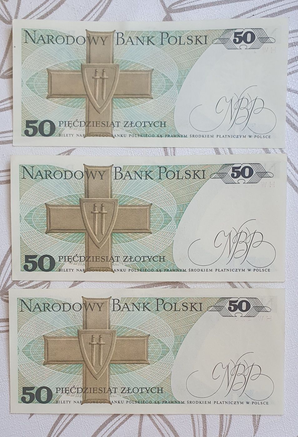Pieniądze z PRL nominał 50zł