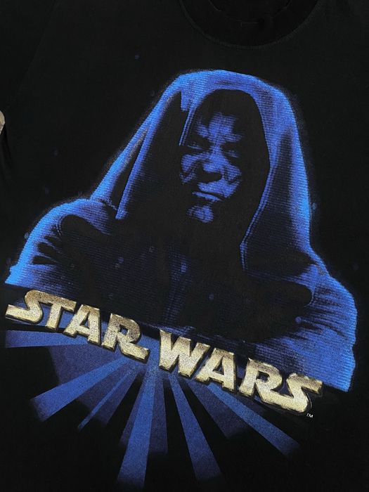 90s Darth Maul Star Wars Tshirt Vintage Koszulka z Krótkim Rękawem S