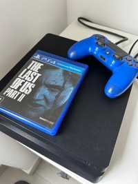 PlayStation 4 com  jogo e controle