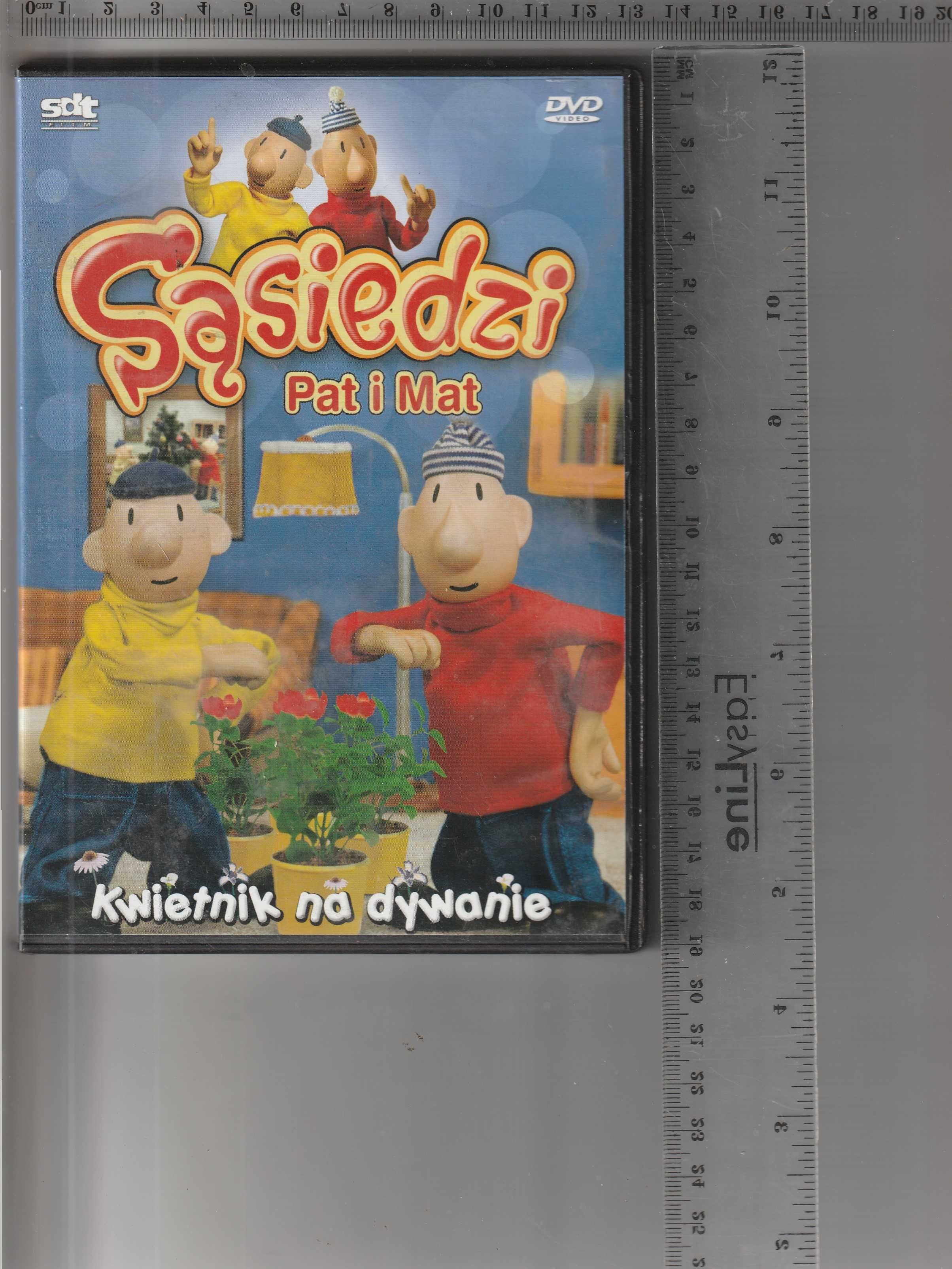 Sąsiedzi Pat i Mat Kwietnik na dywanie DVD