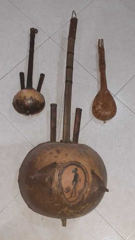 Instrumentos musicais africanos decorativos "KORA"