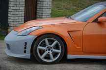 Nissan 350z Błotniki laminat z wlotem tuning błotnik skrzela