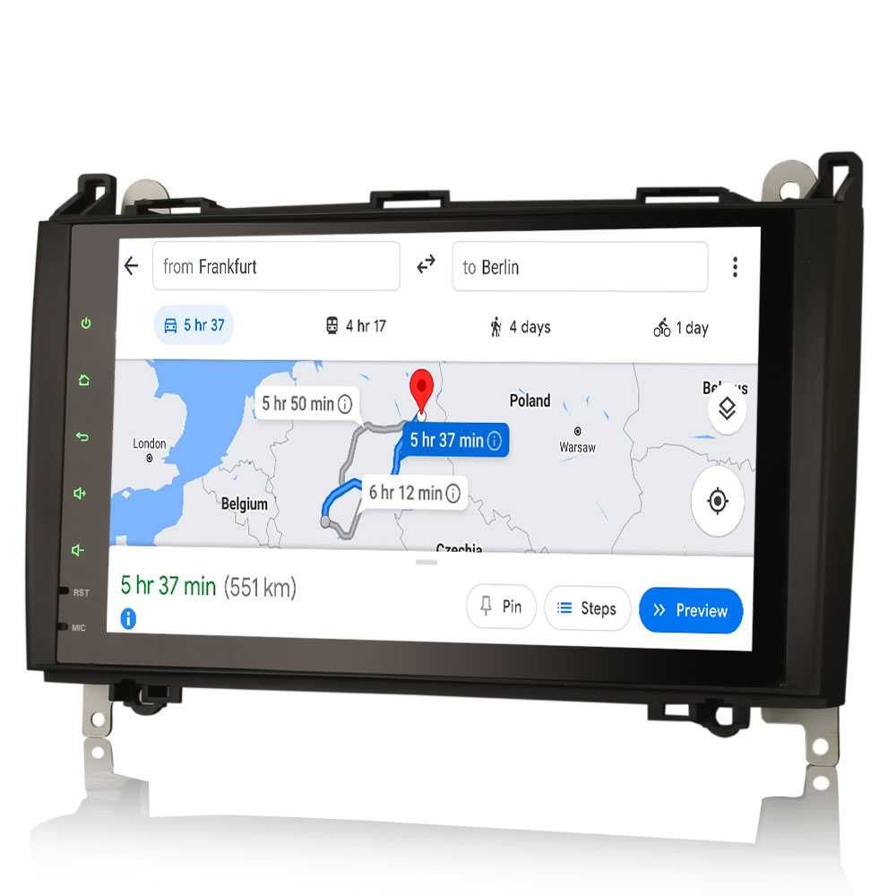 Radio FM WiFi GPS Android CarPlay Mercedes A B Viano Vito VW Crafter