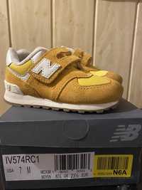 New Balance 574 rozmiar 23,5 żółte