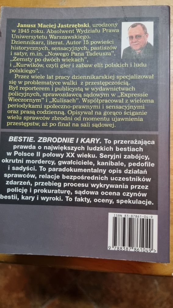 Janusz Maciej Jastrzębski Bestie zbrodnie i kary