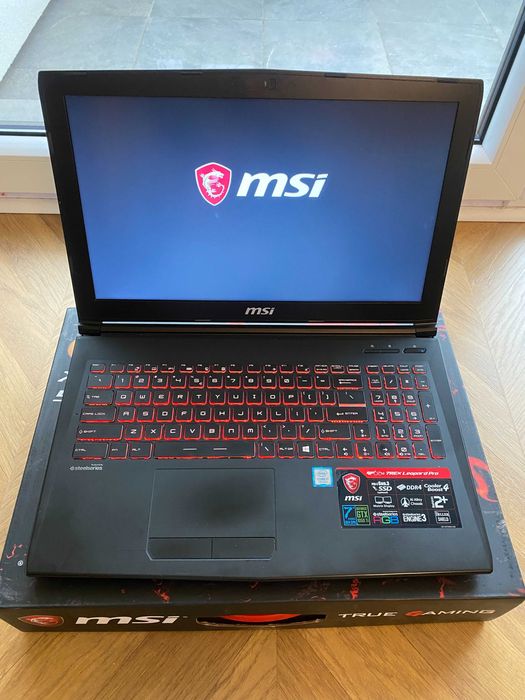 Laptop MSI GP62M – i7/16GB/SSD/GTX1050Ti