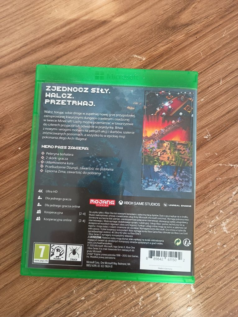 Sprzedam lub zamienię za zwykły Minecraft XBOX ONE