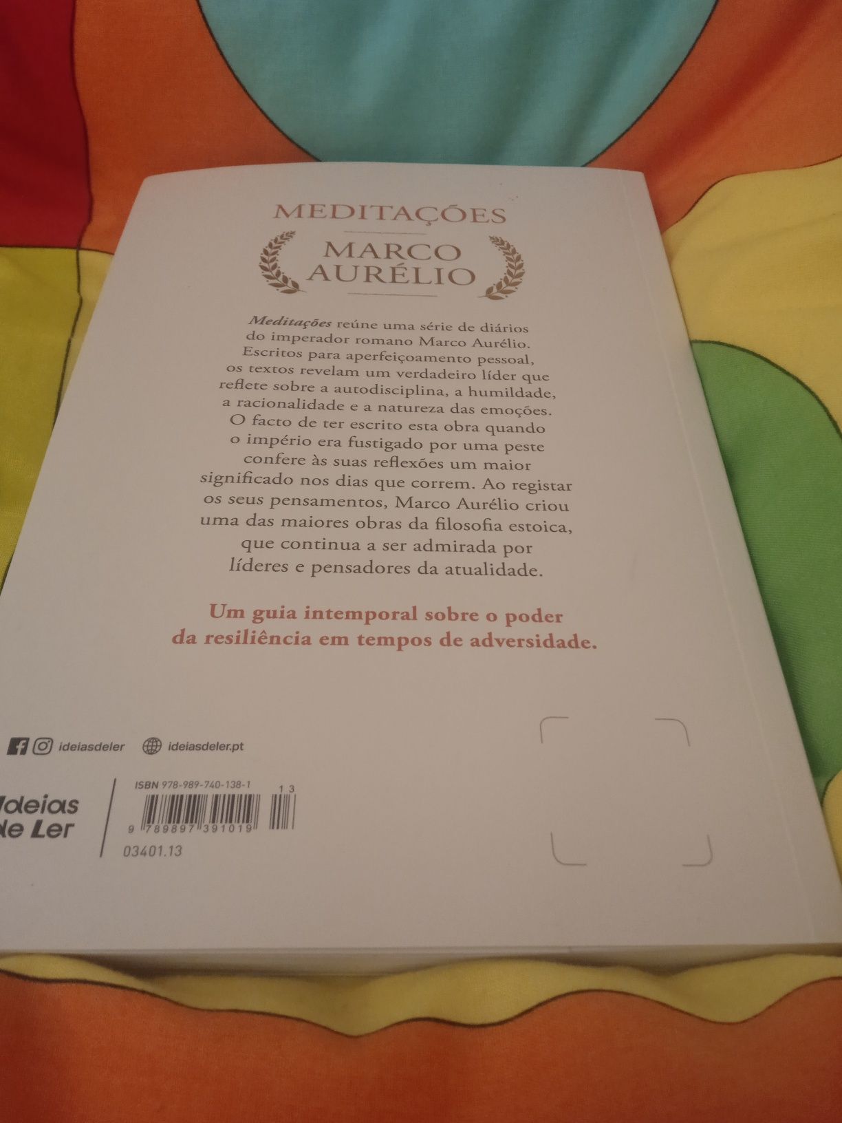 Livro meditações de Marco Aurélio