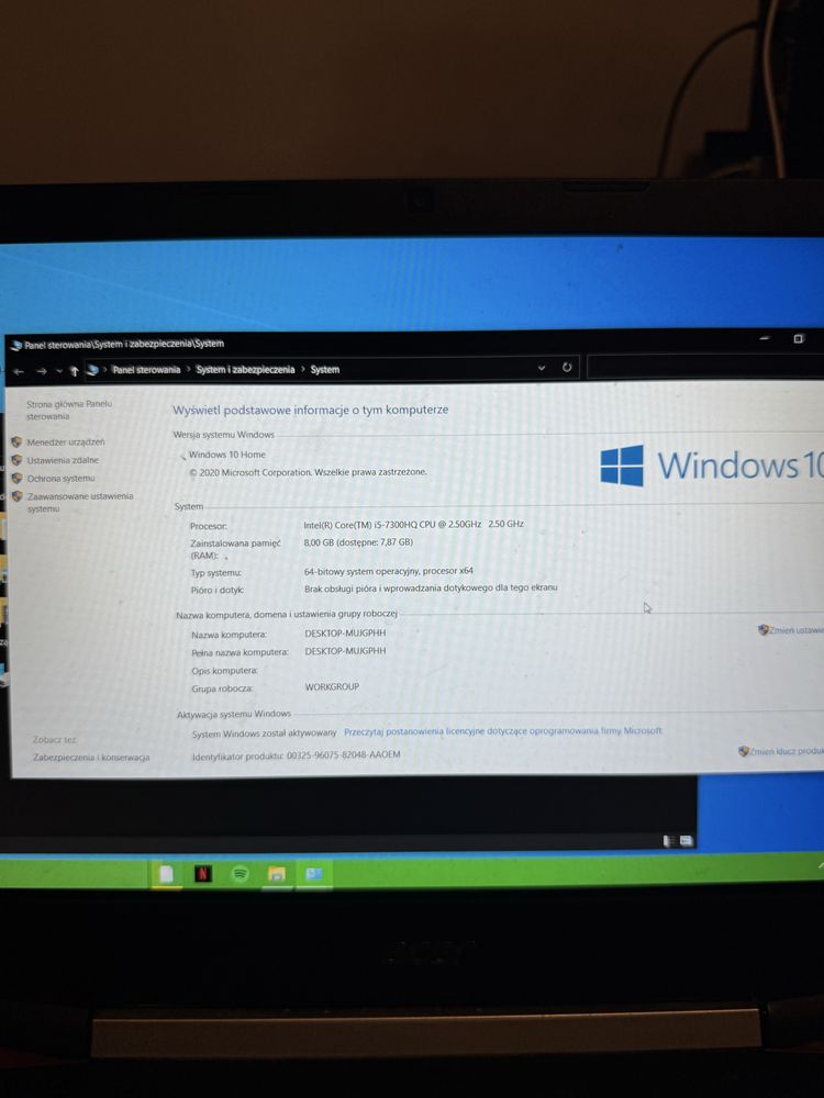 Acer Aspire vx15 gtx 1050 8gb ram 1TB