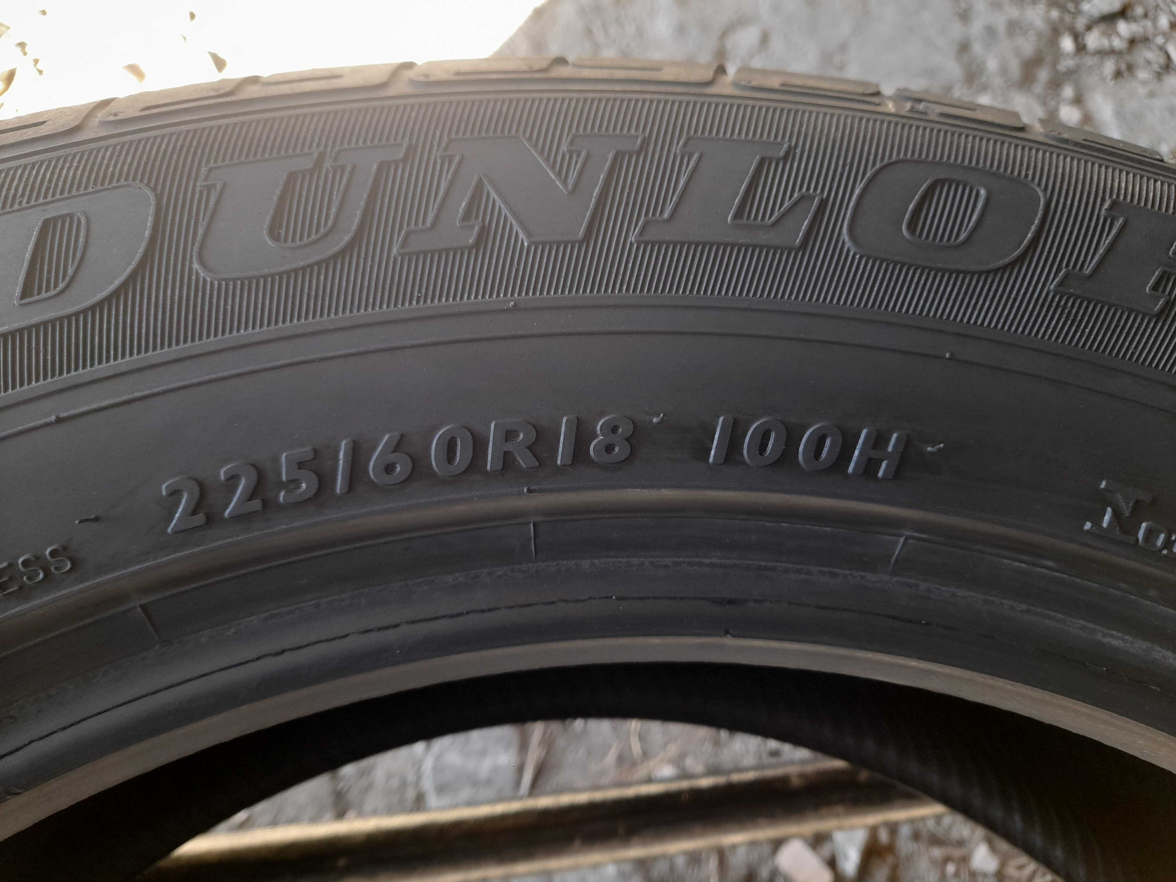 Літні шини 225/60 R18 Dunlop sp sport 01