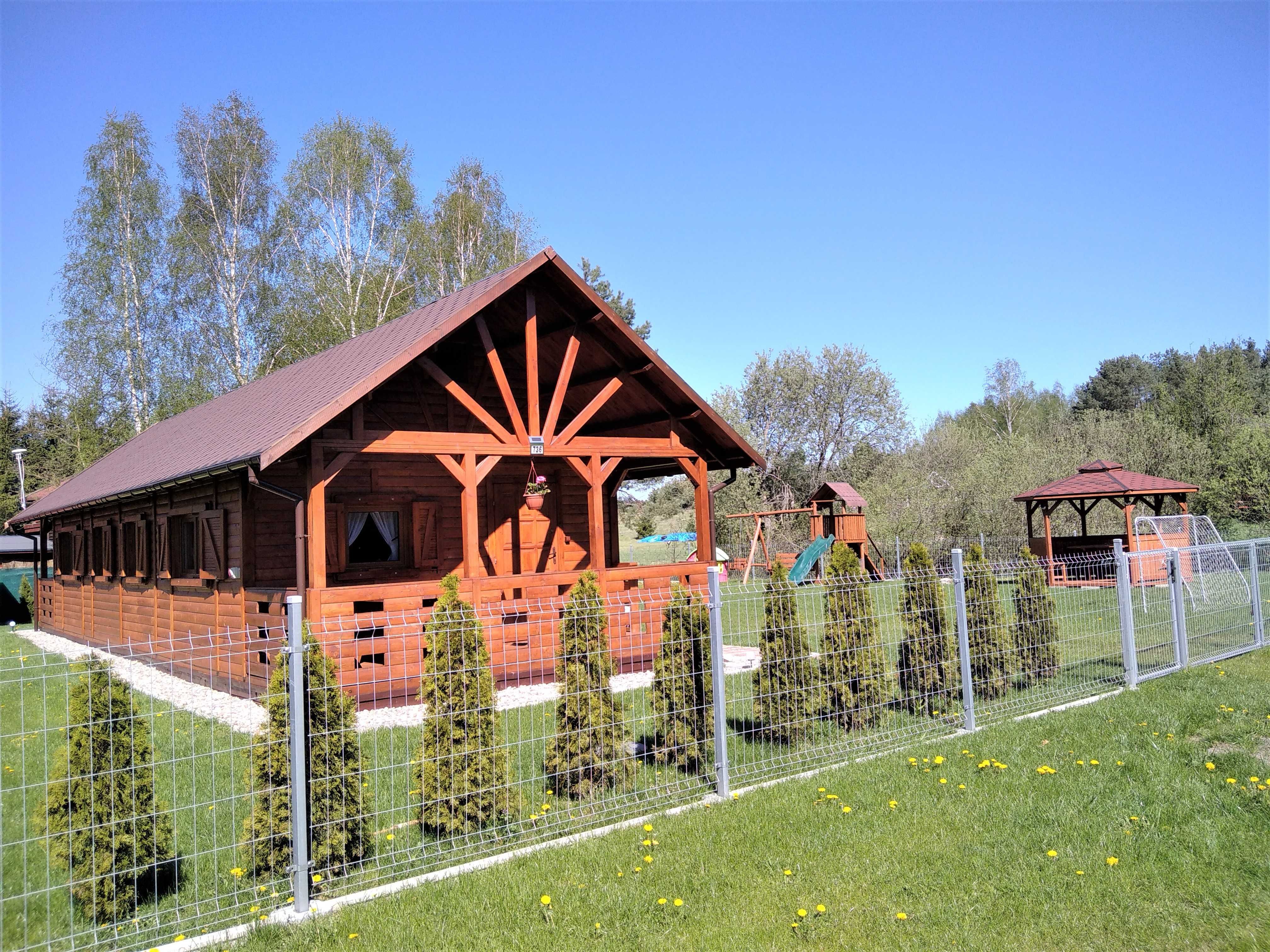 Domki  letniskowe ( 2 ) do wynajęcia  Mazury, Siemiany, j. Jeziorak