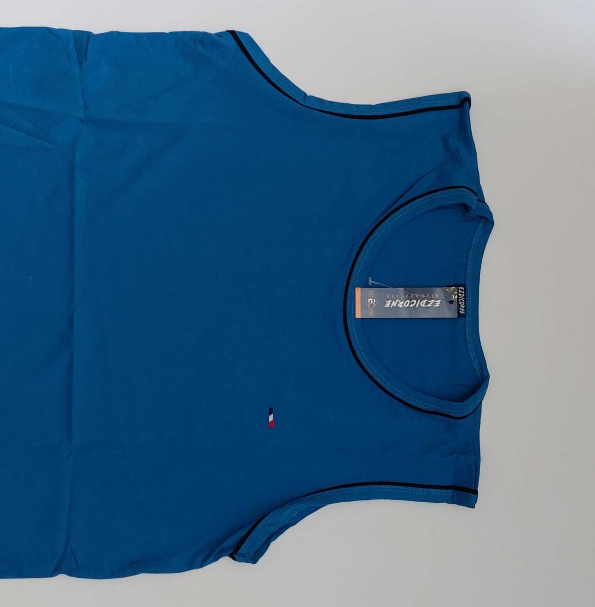 Bezrękawnik męski koszulka bez rękawów bawełna Ezdicorne 2XL-110cm