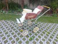 Wózek PRL stary retro spacerówka dziecieca okazja