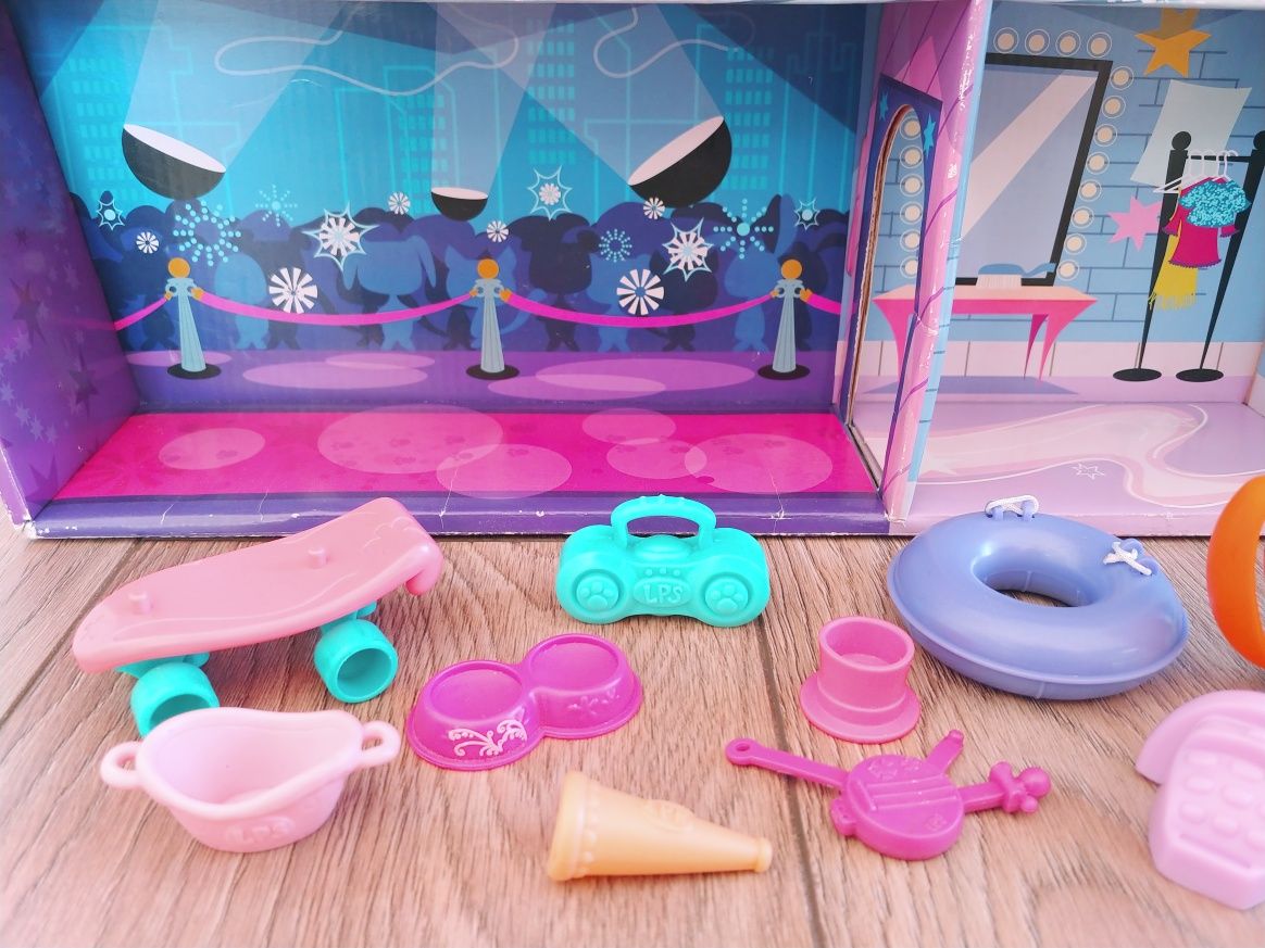 Littlest pet shop domek cyrk + zwierzątka +akcesoria