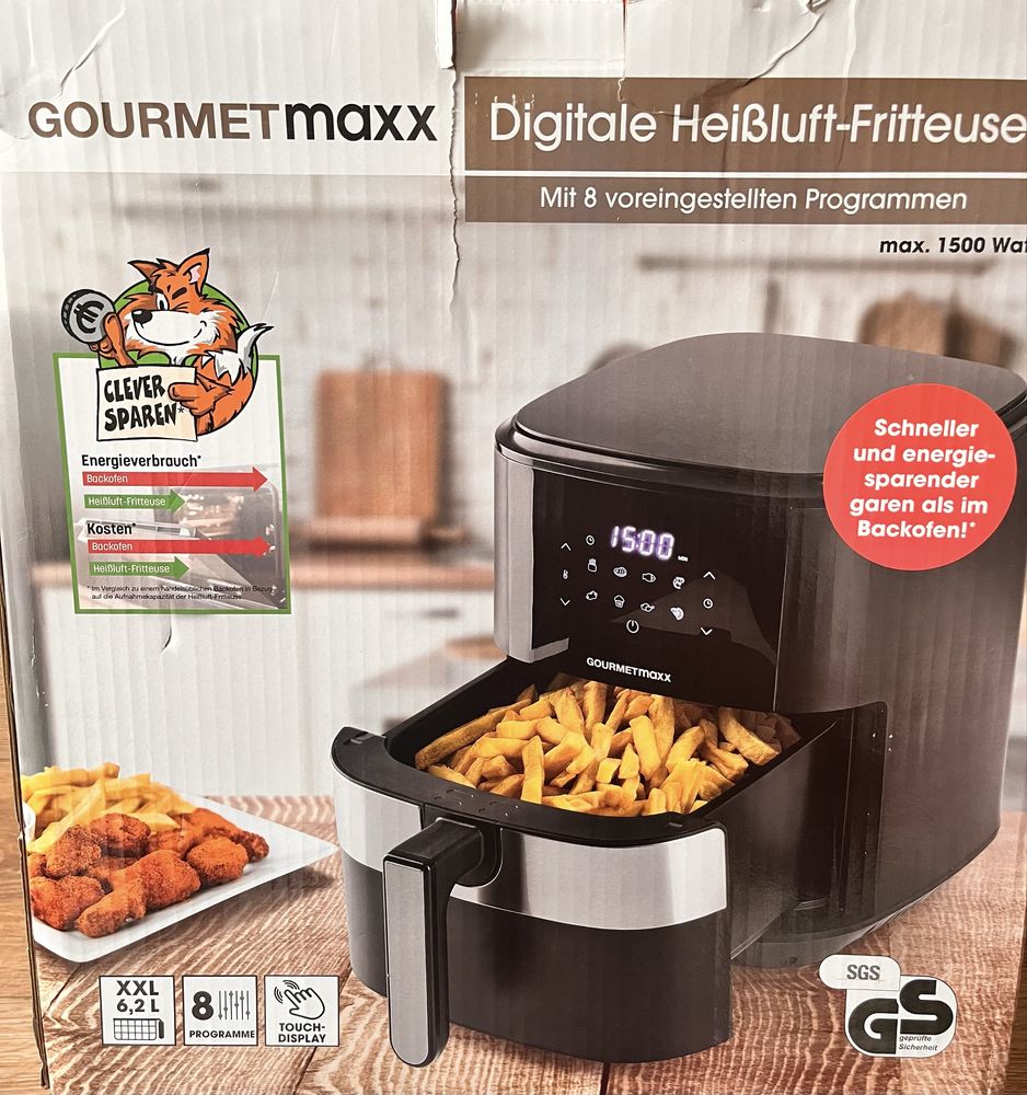 Frytownica beztłuszczowa Gourmetmaxx 6,2l NOWA