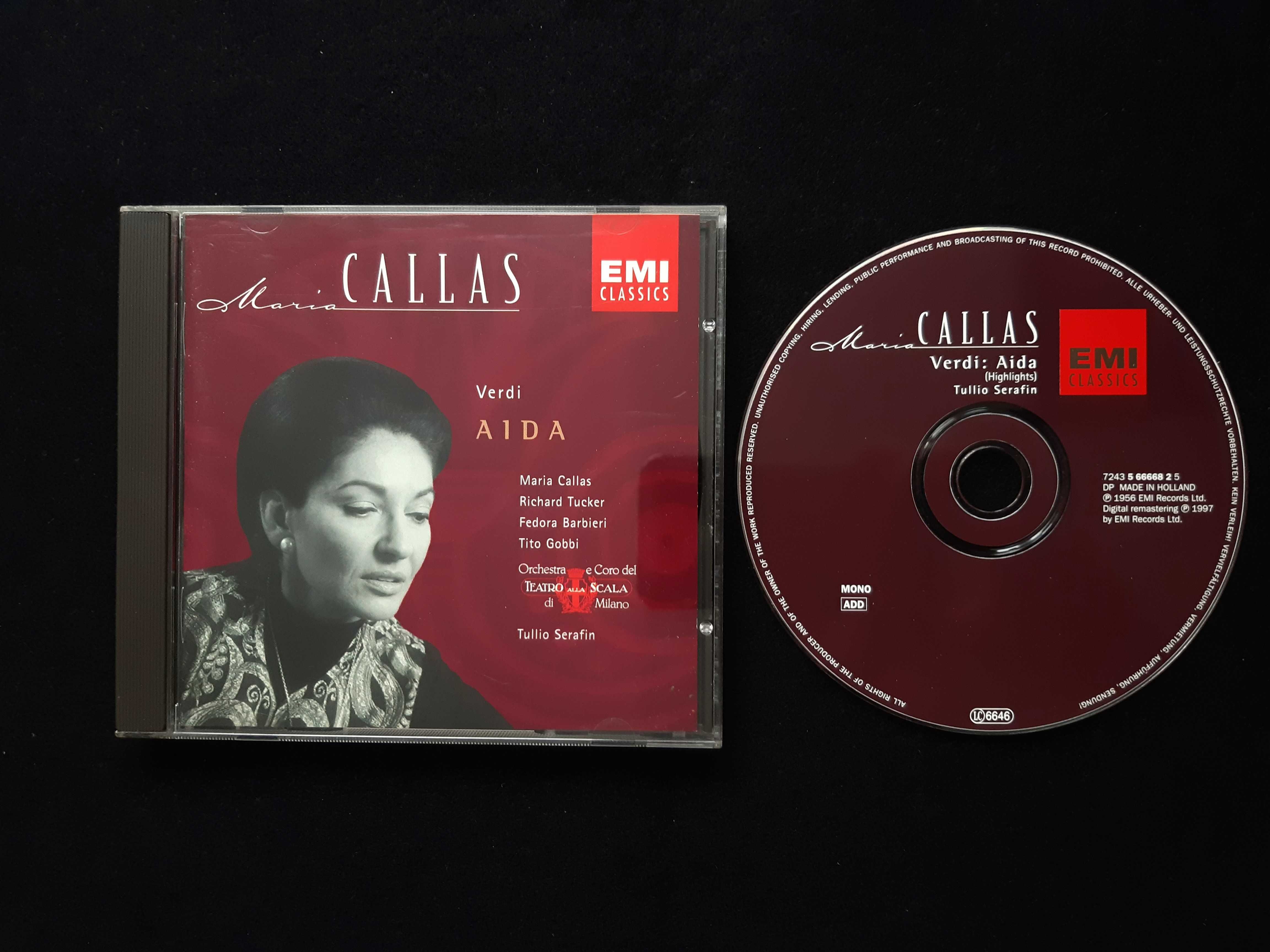 CD Maria Callas - Verdi: Aida - Highlights, Tullio Serafin, opera