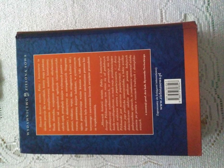 Słownik historii świata Jerzy Pilikowski zielona sowa