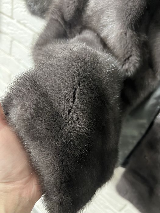 НОВА норкова шуба поперечна