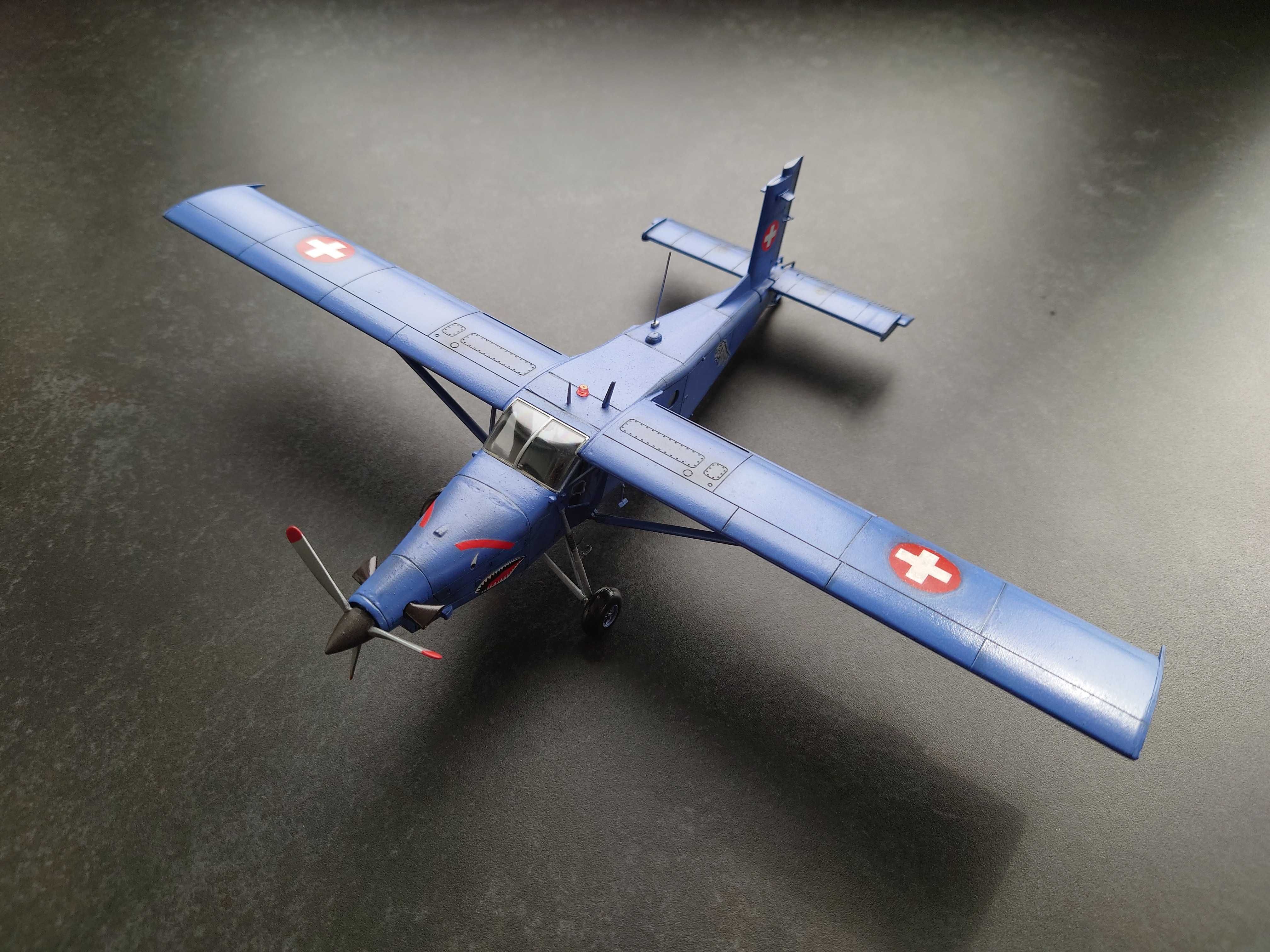 Сборная пластиковая модель самолета Pilatus Turbo Porter (1:48)