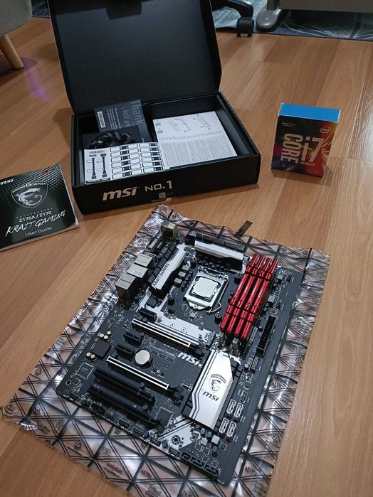 Vendo Combo Motherboard MSI Z170 + i7 7700K + 16GB DDR4 2133mhz