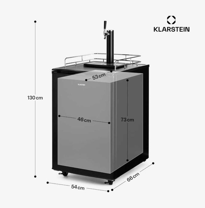 Lodówka na beczkę piwa 50L nalewak rollbar   S-226