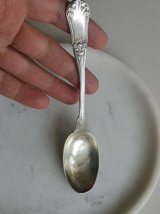 srebrna łyżeczka Pierre Queille Paris srebro 950